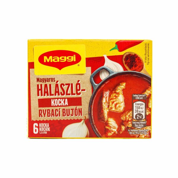 Fischsuppenwürfel / Halaszlekocka 60 g / Maggi /