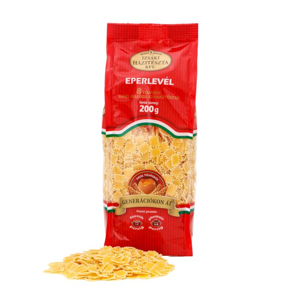 Erdbeerblatt-Nudeln mit 8 Eiern / Eperlevel teszta 200gr Izsaki