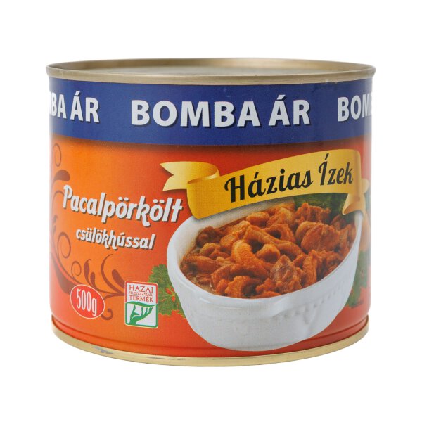 Kuttelgulasch mit Schweinehaxe / Pacalpörkölt Csülökhussal 500gr Hazias Izek