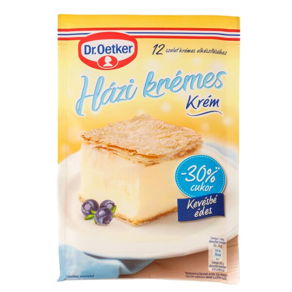 Dr. Oetker Cremeschnitten-Cremepulver -30% Zucker / Hazi Kremes krempor -30 cukor 149gr Dr. Oetker