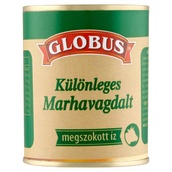 Frühstücksfleisch mit Rindfleisch / Különleges Marhavagdalt 130 g / Globus /