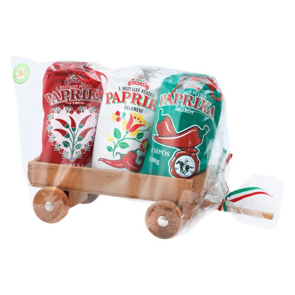Chili Trade Paprikapulver in einer Kutsche / Füszerpaprika örlemeny szekerrel 3 x 100 g