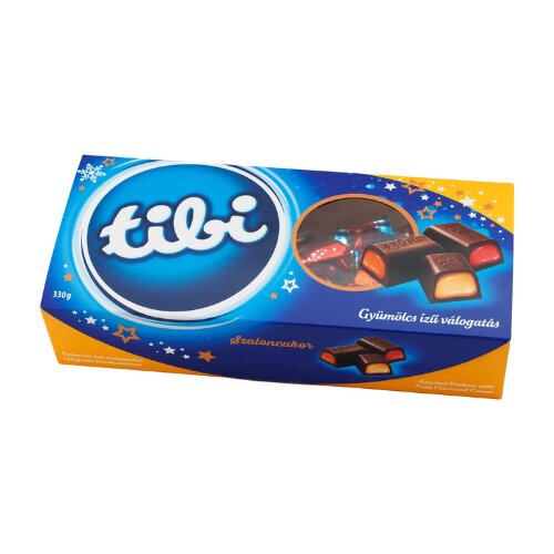 Tibi Szaloncukor Gyümölcs Izü Valogatas 280g