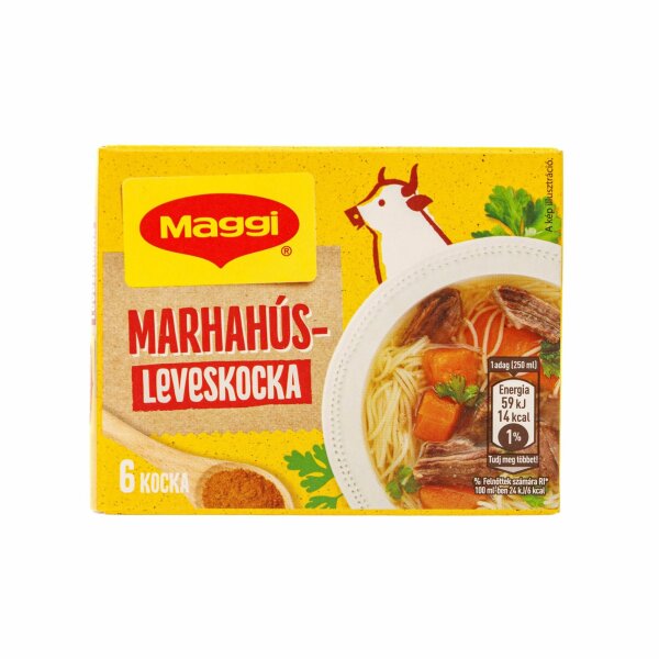 Rinderbrühe-Würfel / Marhahusleveskocka 60 g / Maggi /