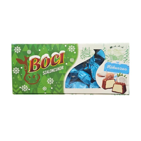Boci Szaloncukor Kokusz / Weihnatsbonbons mit Kokos 250 g