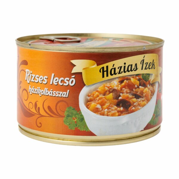 Letscho mit Reis und Wurst / Rizses lecso hazikolbasszal 400 g / Hazias Izek /