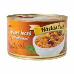 Hazias Izek Letscho mit Reis und Wurst / Rizses lecso...