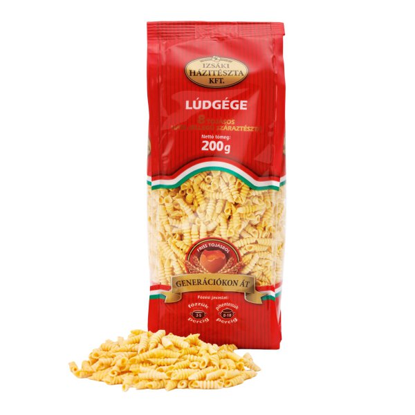 Izsaki "Gänsehals"-Nudeln mit 8 Eiern / Ludgege teszta 200 g