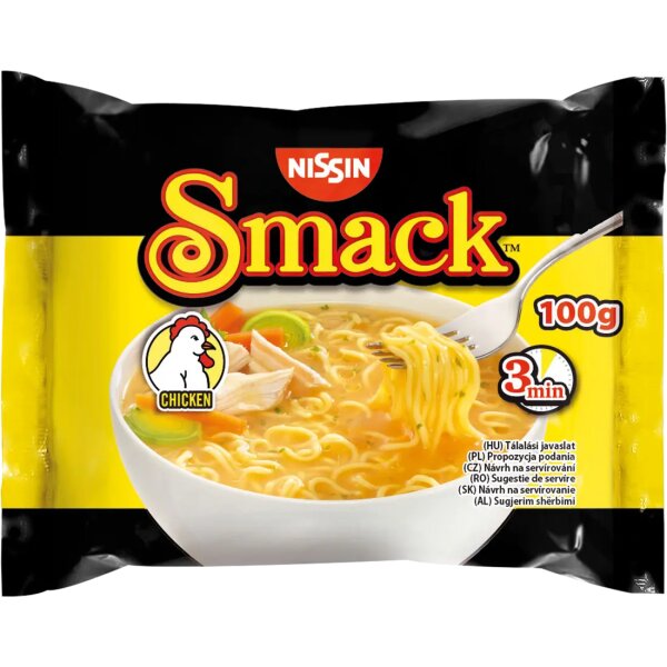 Smack Instant Nudeln mit Hühnergeschmack 100 g