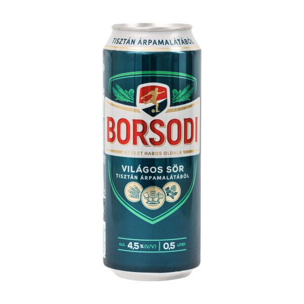 Borsodi Helles 4,5% 0,5 l