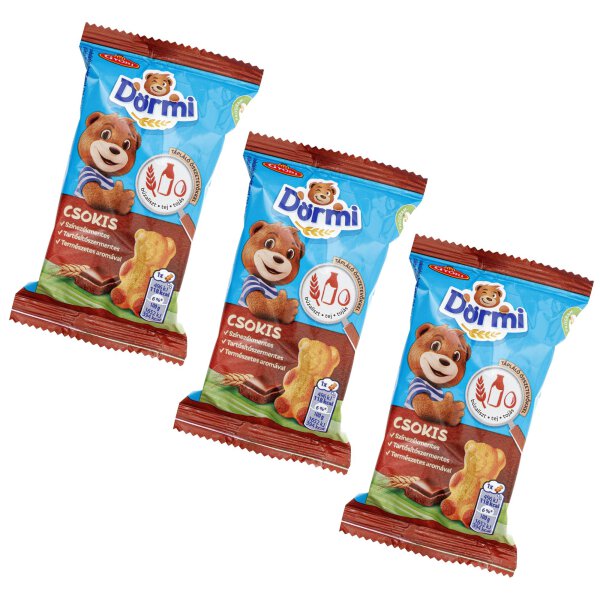 Dörmi Biskuitkuchen-Riegel Schokolade 3 x 30gr