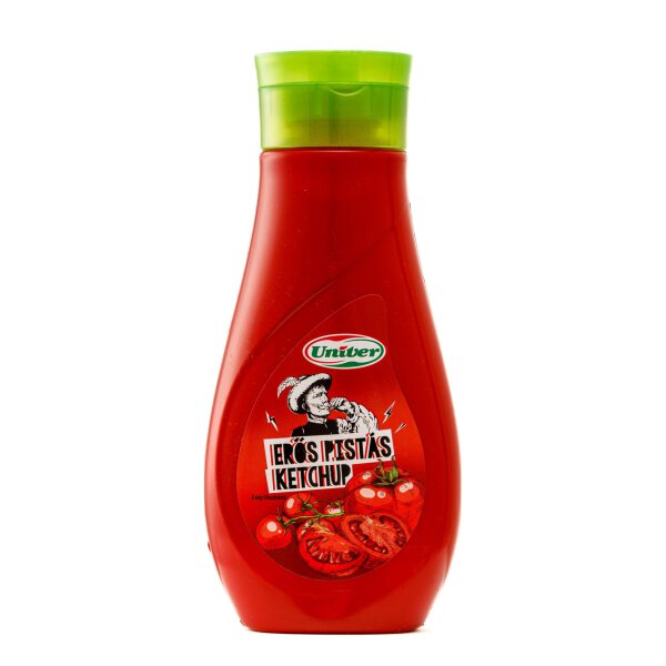 Ketchup mit Starker Stefan / Erös Pistas Ketchup 470g Univer