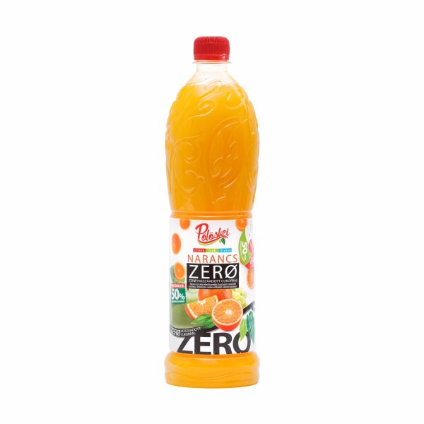 Orange Zero Sirup / Zero Narancsszörp 1 l / Pölöskei /