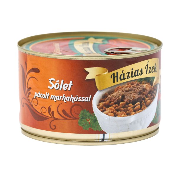 Hazias Izek Weisse Bohnen mit mariniertem Rindfleisch / Solet Pacolt Marhahussal 400g