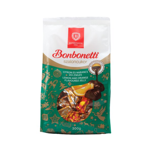Bonbonetti Szaloncukor citrom-narancs zseles 300g