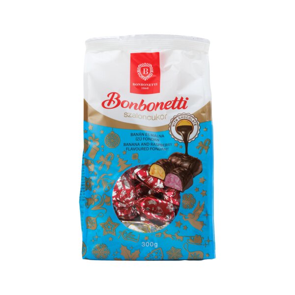 Bonbonetti Szaloncukor banan-malna fondant 300g