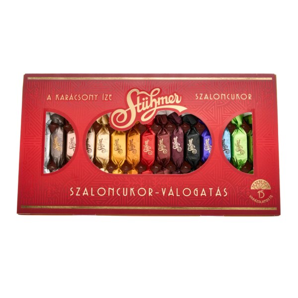Stühmer Szaloncukor Válogatás 15 féle ízben 170 g / Weihnachtsbonbons mit 15 Sorten 170 g