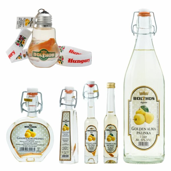 Bolyhos Golden Apfel / Golden alma palinka 50%
