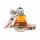 Bolyhos Sauerkirsche / Ciganymeggy pálinka 50 % 0,05 l Glühbirne Flasche