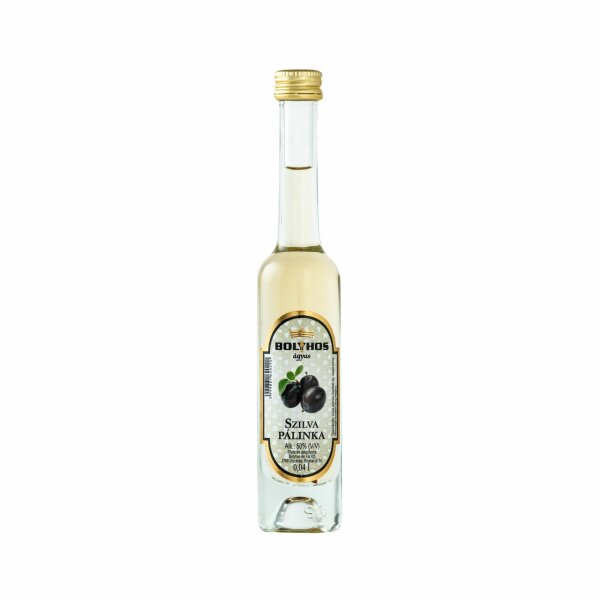 Bolyhos Pflaumen / Szilva palinka 50% 0,04 l Platin Flasche