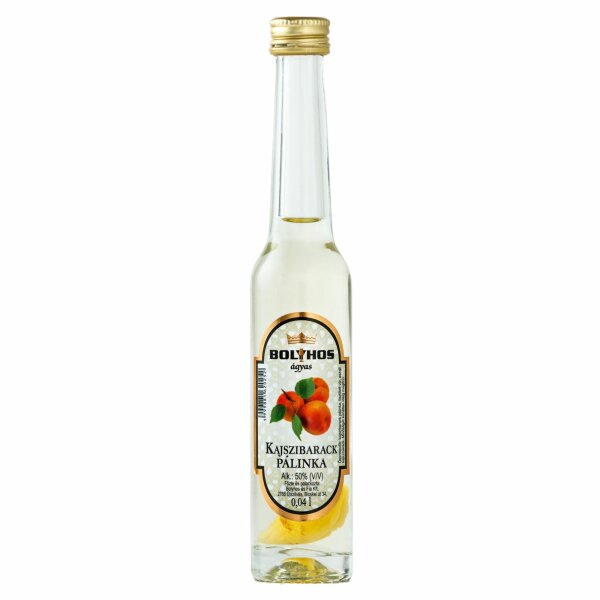 Bolyhos Aprikosen / Kajszibarack Palinka 50% 0,04l Platin Flasche