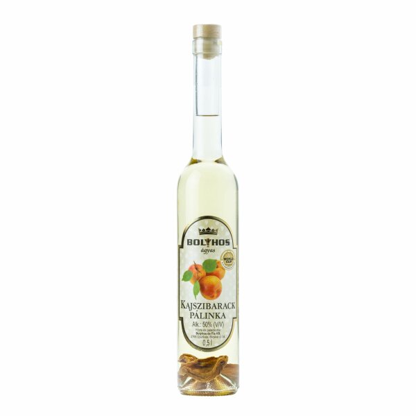 Bolyhos Aprikosen / Kajszibarack Pálinka 50% 0,5l