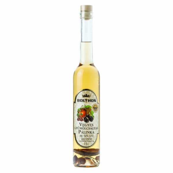 Bolyhos Gemischte  / Vegyes palinka 50% 0,5l