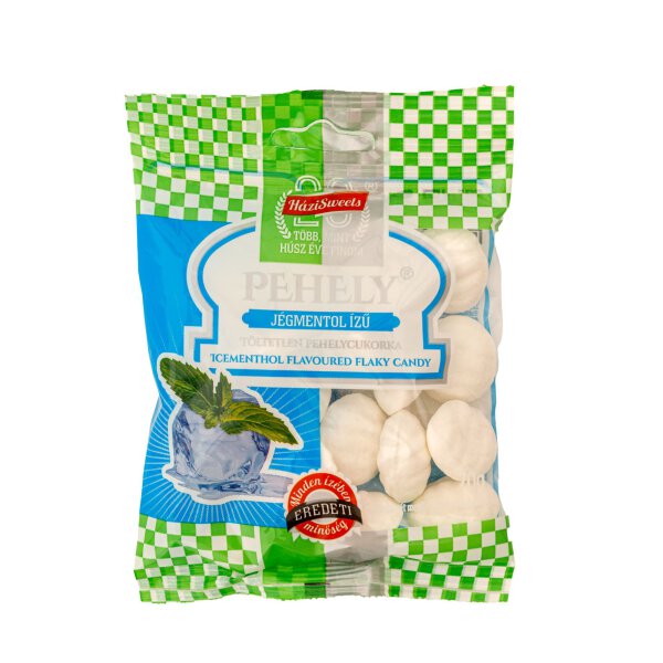 Hazisweets Menthol-Flockenbonbons / Pehelycukorka Jegmenthol 70 g