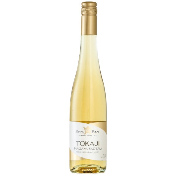 Grand Tokaj Late Harvest Gelber Muskateller / Sargamuskotaly süß 0,5 l