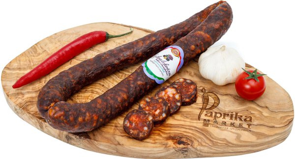Békési Húsmanufaktúra Wurst mit Pflaumenmarmalade / Szilvalekvaros kolbasz 1kg