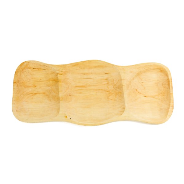 Servierteller Holz 3-geteilt