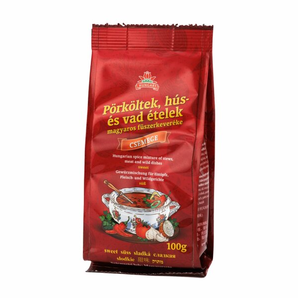 Gewürzmischung für Fleisch und Wildgerichte mild / Pörköltek, hus- es vad etelek füszerkevereke 100 g / Chili Trade /