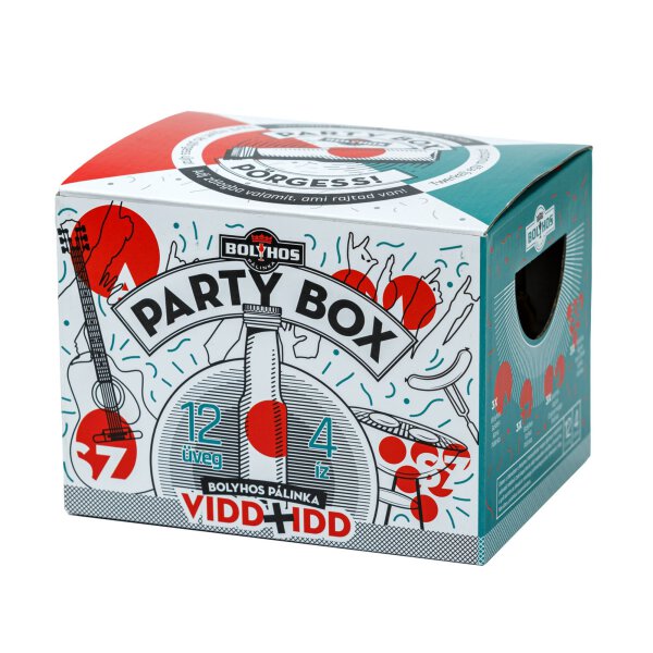 Bolyhos Pálinka Party Box Rot 12 x 0,02 l