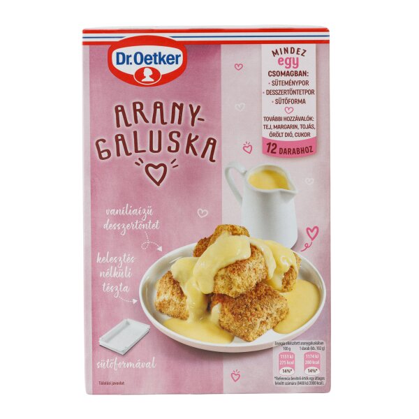 Dr. Oetker Aranygaluska por 430g