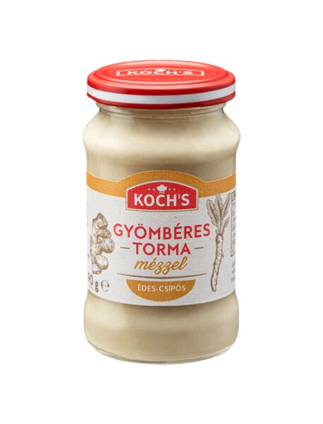 Meerrettich mit Ingwer und Honig / Gyömberes Torma mezzel 190 g / Kochs /