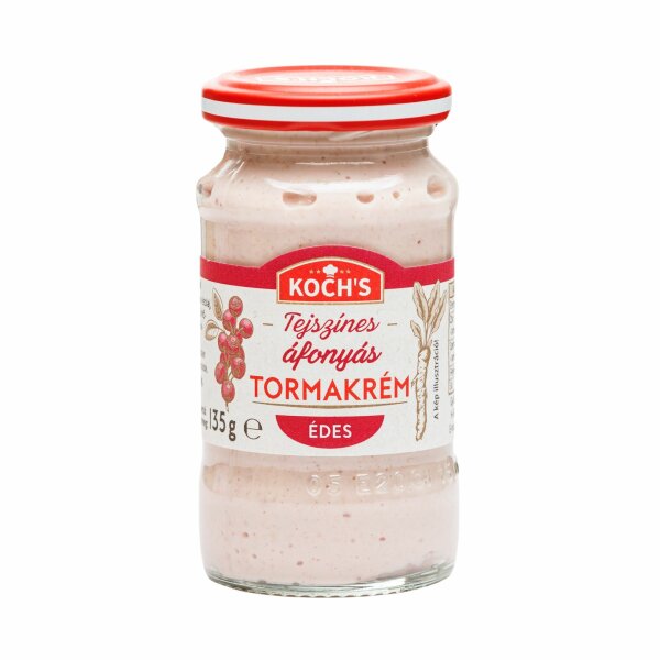 Blaubeer-Sahne Meerrettich / Tejszines-afonyas tormakrem 135 g / Kochs /