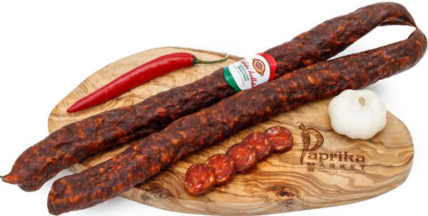 Békési Húsmanufaktúra Bauernwurst scharf / Hazikolbasz csipös 1 kg