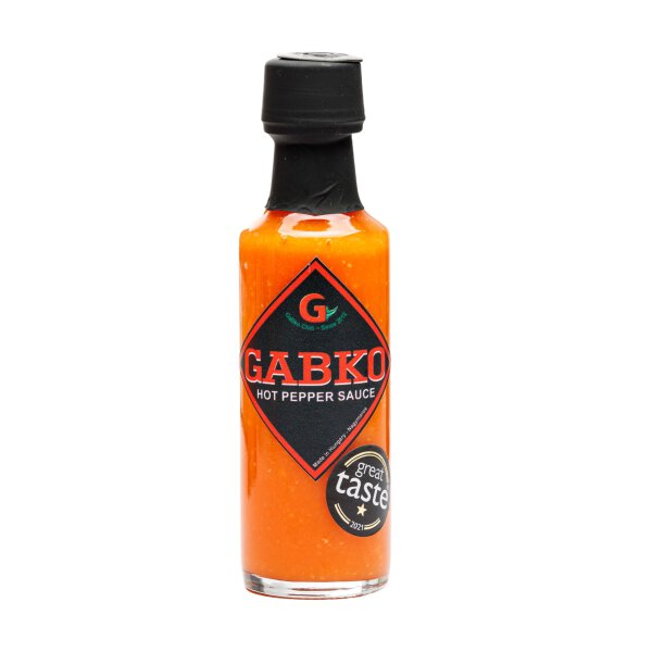Hot Pepper Chili Soße 100ml orange Habanero Gabko Chili