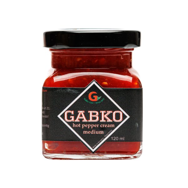 Gabko Chili Hot Pepper Cream medium Paprikapaste 120 ml