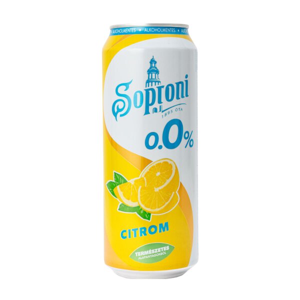 Soproni Radler Zitrone 0,5 l 0%