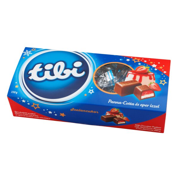 Tibi Szaloncukor Eper Panna Cotta 330g