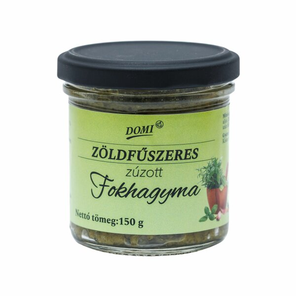 Domi Zerdrückter Knoblauch mit Grünzeug / Zöldfüszeres zuzott fokhagyma 150 g