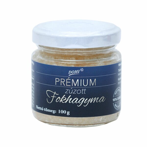 Domi Premium Zerdrückter Knoblauch / Premium Zuzott Fokhagyma 100 g