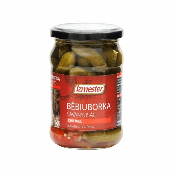 Izmester Eingelegte Baby-Gurken mit Chili / Bebiuborka Chilivel 300 g