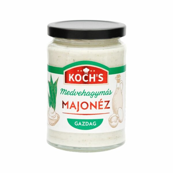 Kochs Bärlauch-Mayonnaise / Medvehagymas Majonez 310 g