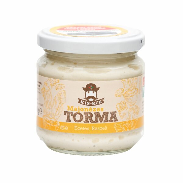 Meerrettich-Mayonnaise / Majonezes torma 190 g / Kis-Kun /