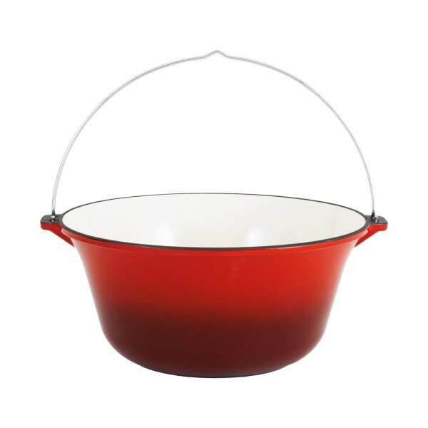 Emallierte Gußeisen Gulaschklessel