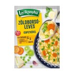 Erbsensuppe mit Zupfnudeln / Zöldborsoleves...