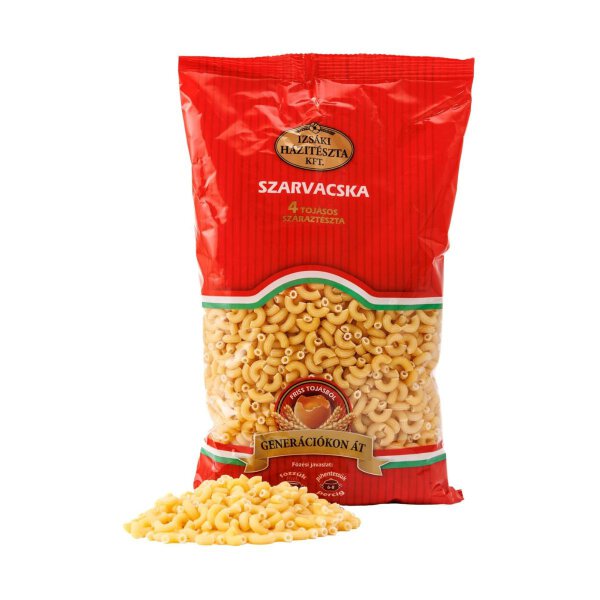 Hörnchen-Nudeln mit 4 Eiern / Szarvacska teszta 300 g Izsaki