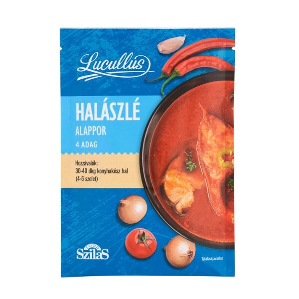 Ungarische Fischsuppe Gewürzgrundlage / Halaszle Alappor 42 g / Lucullus /